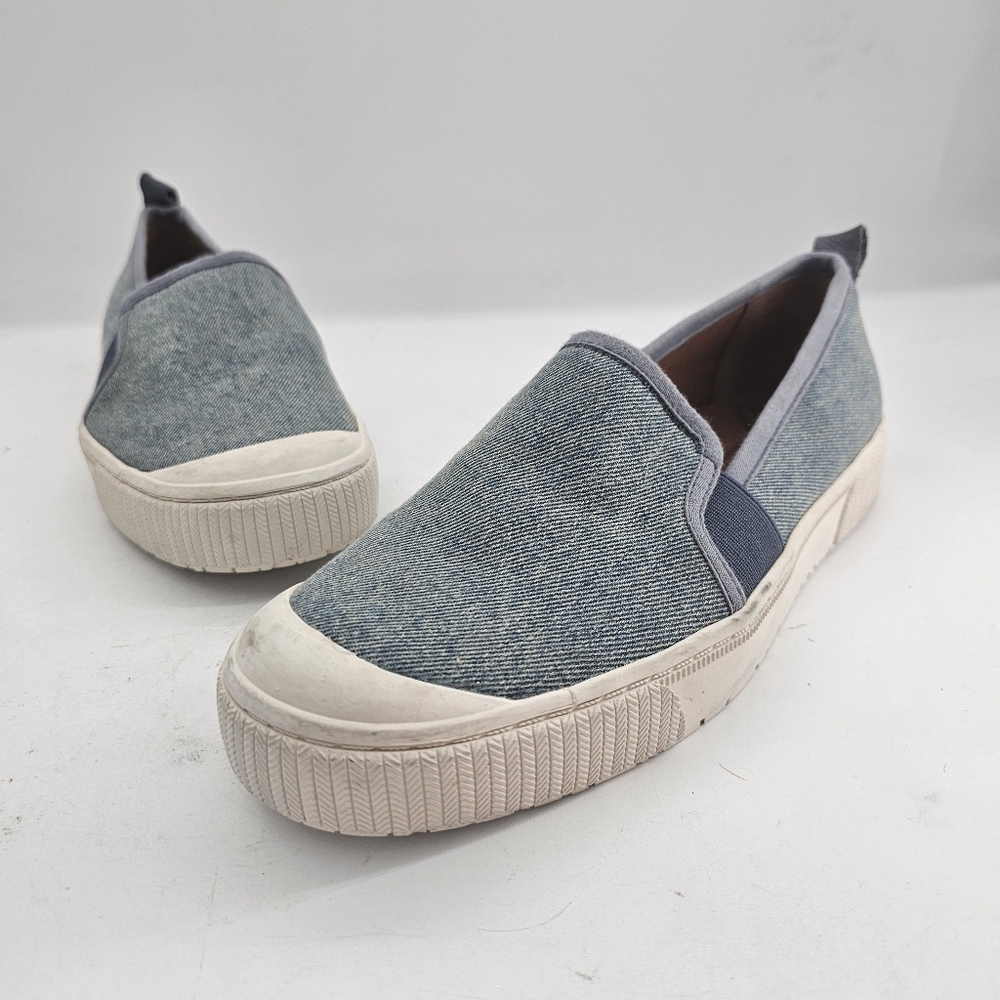 Zodiac Ciara Denim Chambray Women’s Size 10 M Casual Slip-On Sneakers NWD - Picture 2 of 9
